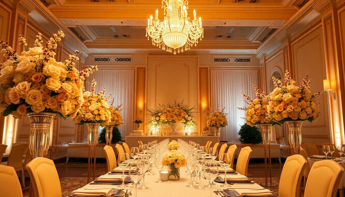 Capture the essence of the Best Wedding Venue Jacksonville with an elegant wedding setup.