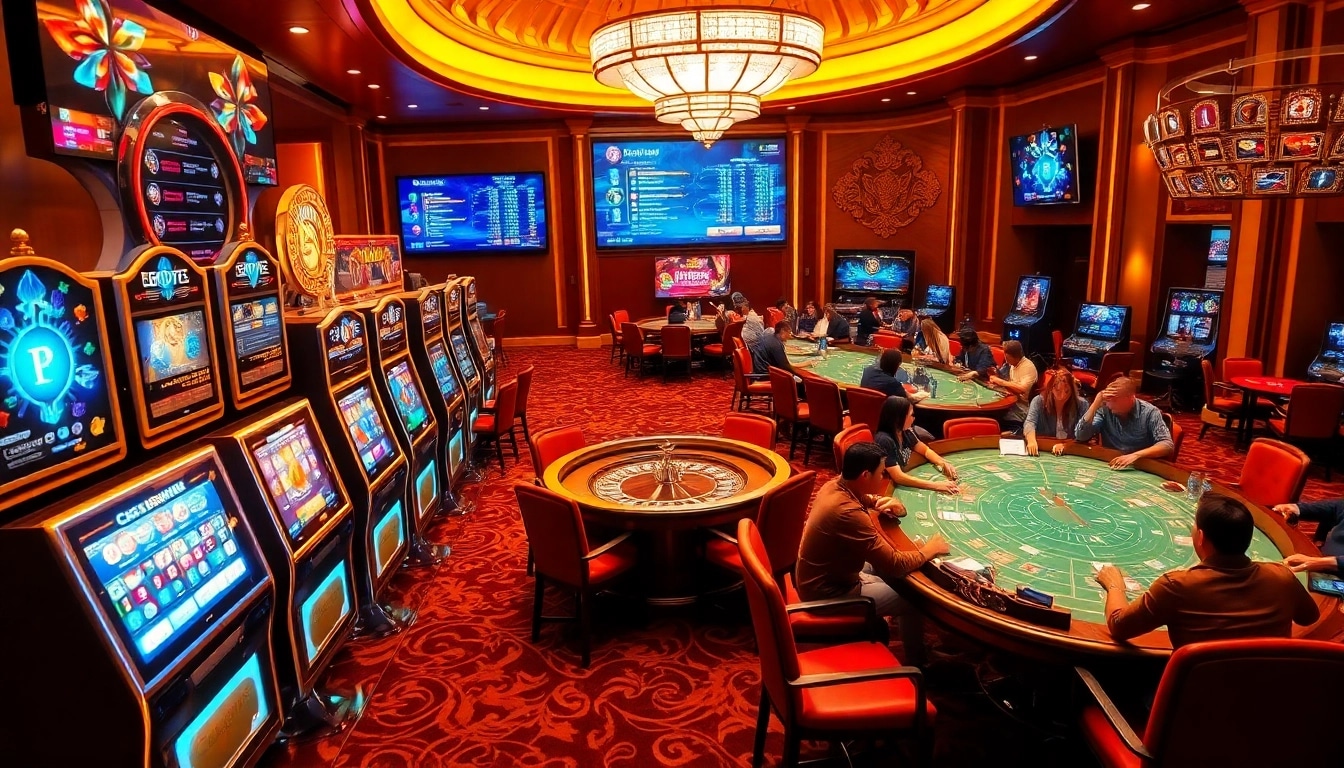 Exciting gameplay at the best crypto casinos showcases luxury and strategic action.