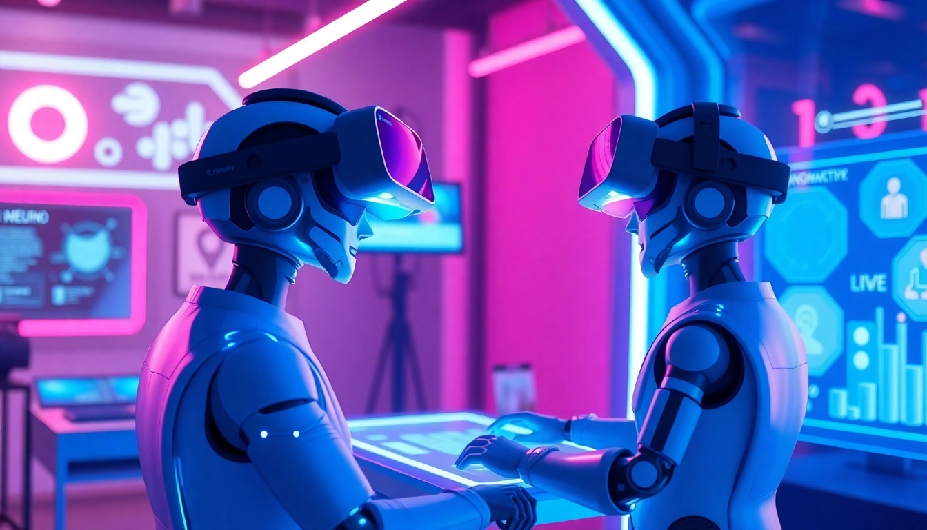 Experience the interactive Crushon AI platform with vibrant digital interface and engaging AI characters.