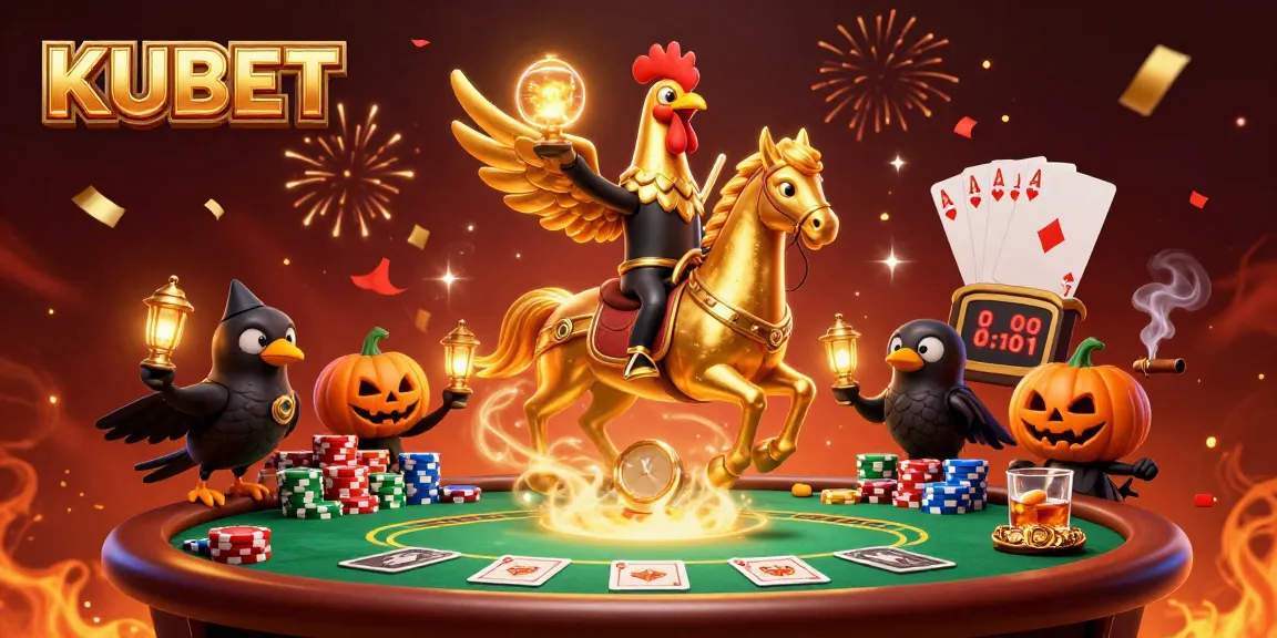 Spin the reels at KUBET and join the golden rooster in a vibrant casino adventure filled with winning hands and poker excitement.